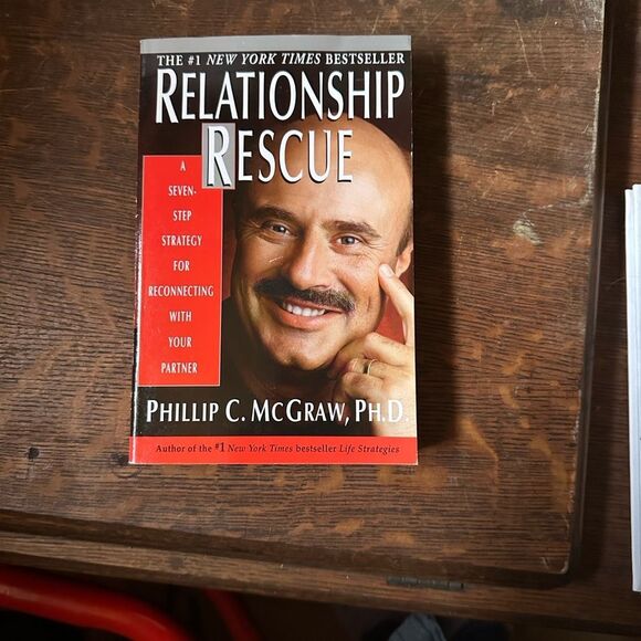Relationship Rescue by Phillip C. McGraw, Ph.D. - Red and Black Cover - Picture 1 of 4